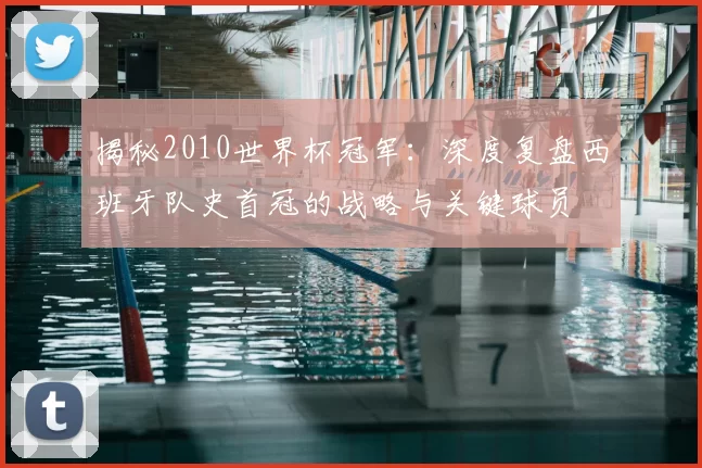 揭秘2010世界杯冠军:深度复盘西班牙队史首冠的战略与关键球员